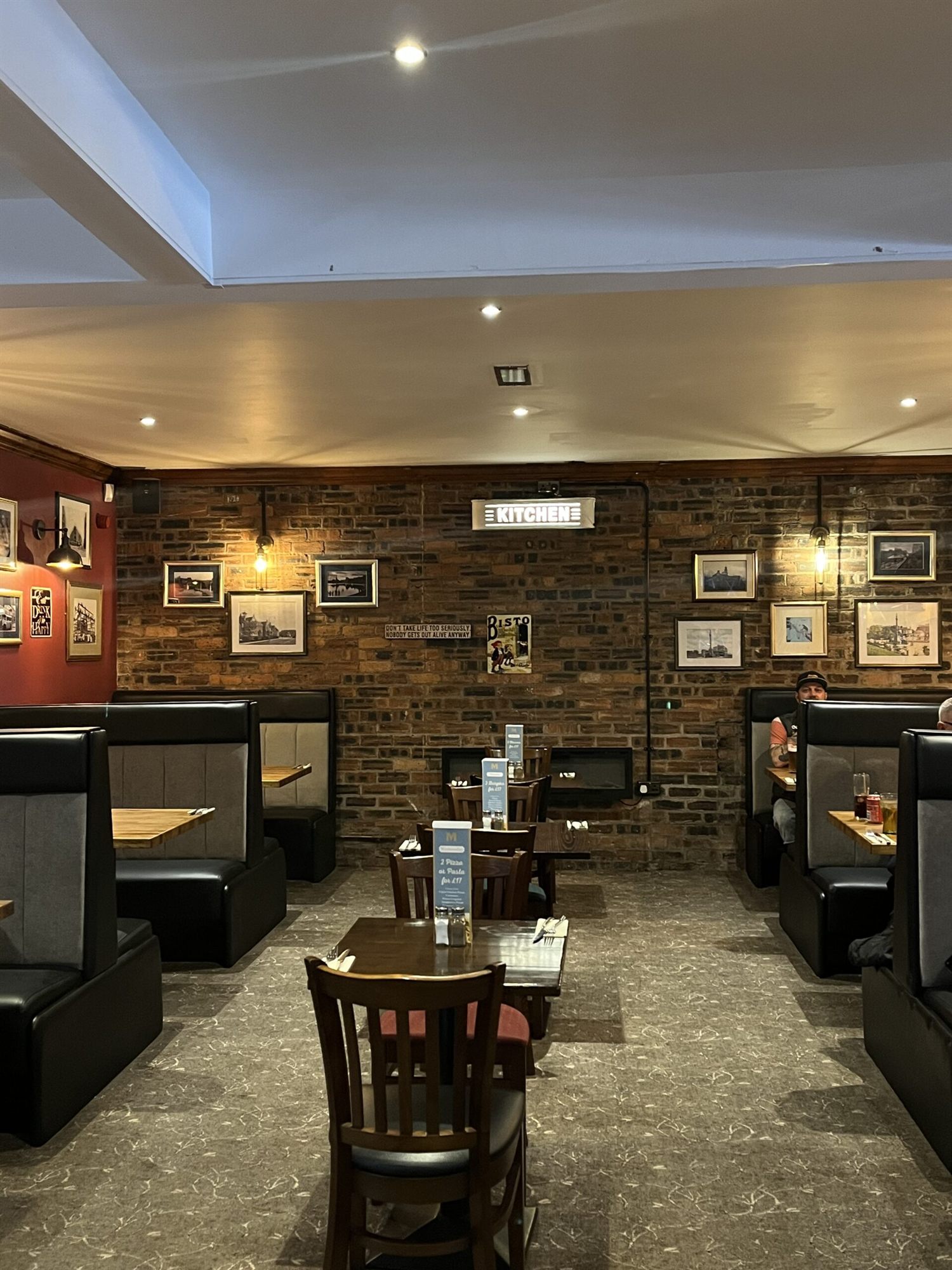 The function room at The Montford