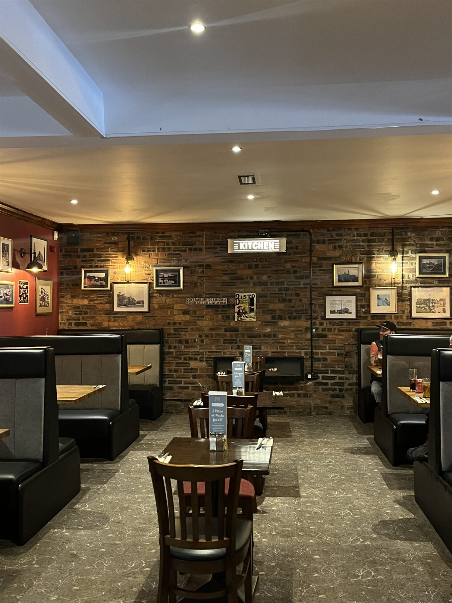 The function room at The Montford